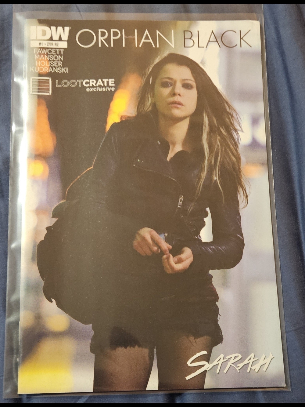 Orphan Black #1 Loot Crate IDW Sarah Comic Book 2015
